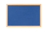 Bi-Office Earth-It Blue Felt Noticeboard Oak Wood Frame 1800x1200mm - FB8543233 DD